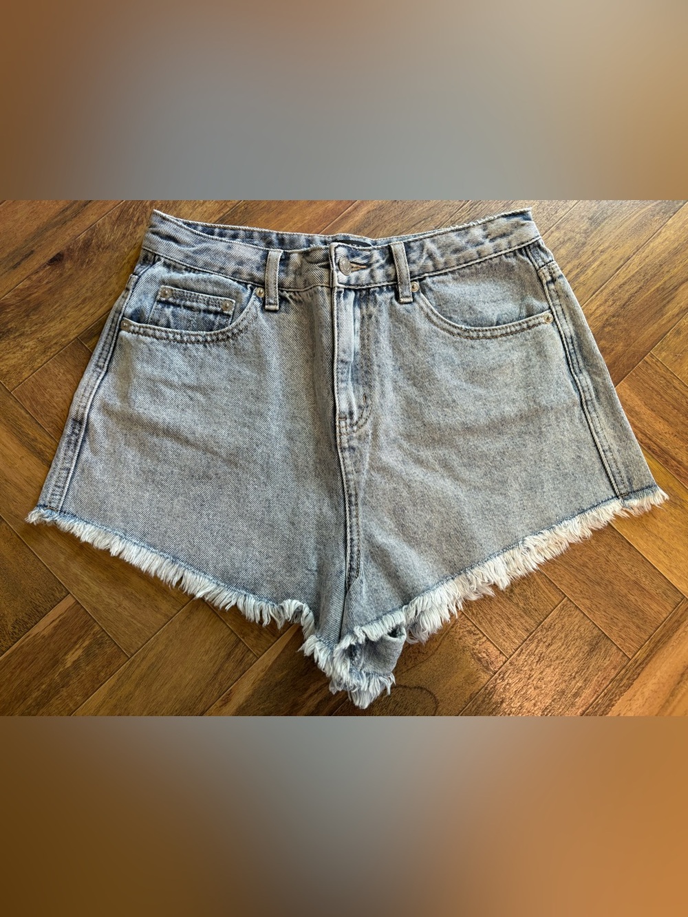 White Fox Boutique Sweet Release Denim Shorts